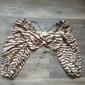 HYFVE Tiger Print Top